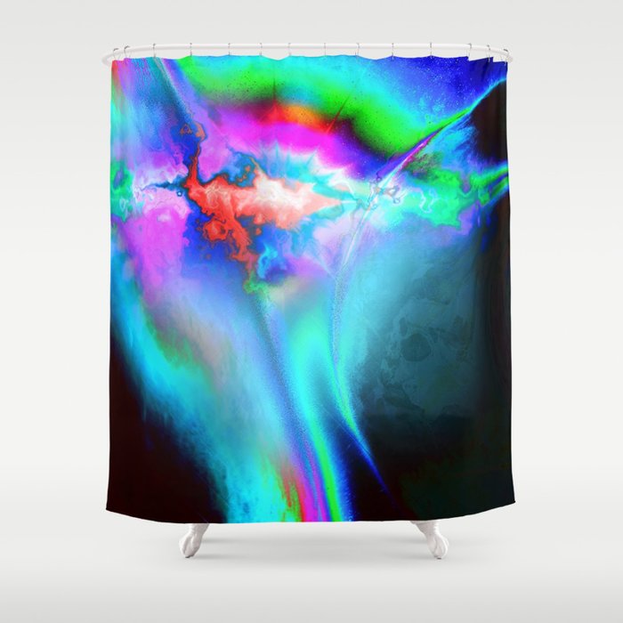 Explosion Shower Curtain