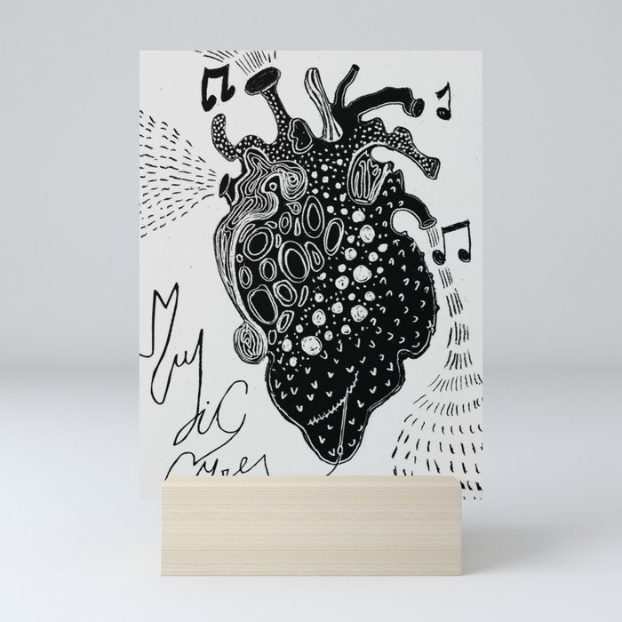 Music cures Mini Art Print