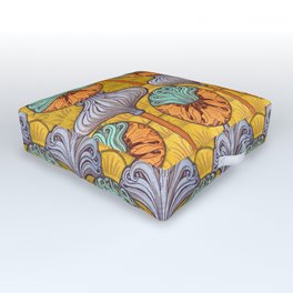 Art Nouveau William Morris Maurice Pillard Outdoor Floor Cushion