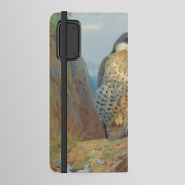 Peregrine at Auchencairn by Archibald Thorburn, 1923 (benefitting The Nature Conservancy) Android Wallet Case