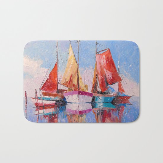 Quiet Harbor Bath Mat