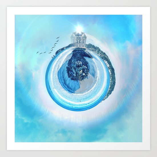 Rounded Planet Art Print