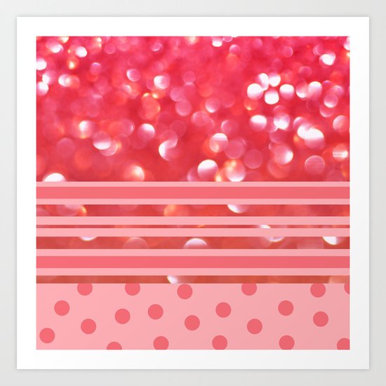 Raspberry Sherbet Art Print