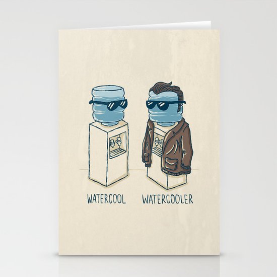 Watercool Stationery Cards