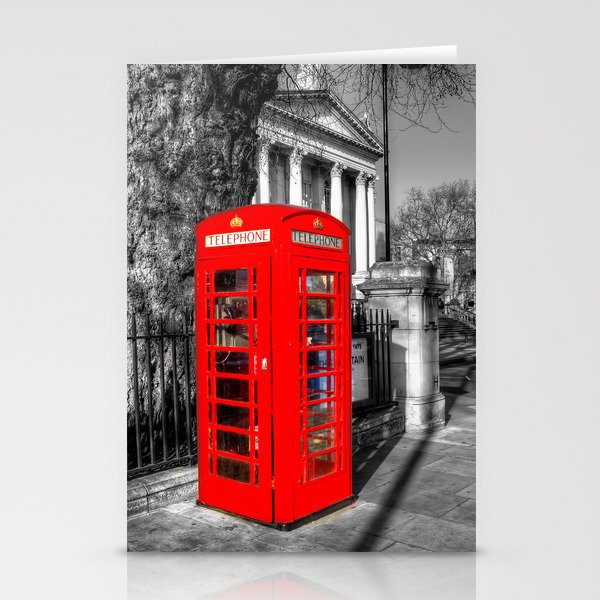 London Red Telephone Box Stationery Cards