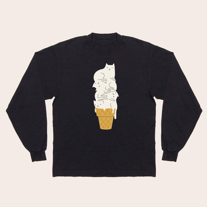 Cat ice cream cone on sale shirt