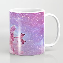 Galaxy nebula : Pillars of Creation lavender mauve periwinkle Coffee Mug