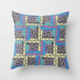 What's One More Cat? Throw Pillow