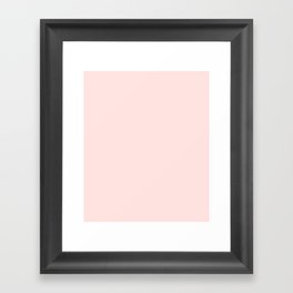 Pastel Pink Framed Art Print