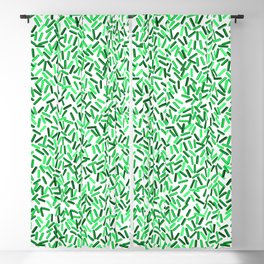 Green Sprinkles Pattern Blackout Curtain