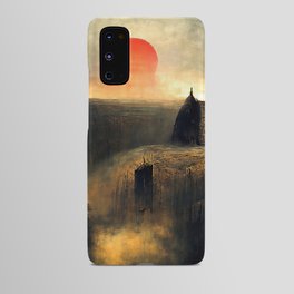 Sunset on a strange alien world Android Case