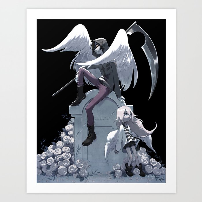 Angel Death Anime Poster Wall, Angels Death Anime Art Prints