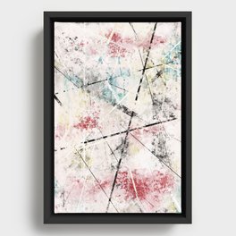 Abstract #28 Framed Canvas