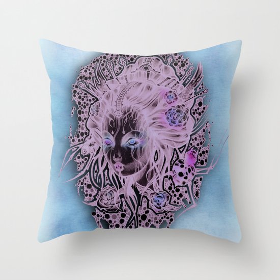 VIRUS Throw Pillow