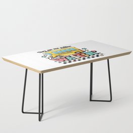 They see me rollin school bus graphic Coffee Table