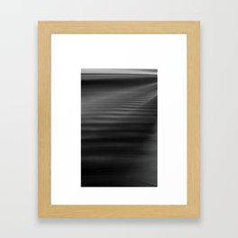 Blurred Vision Black and White Framed Art Print