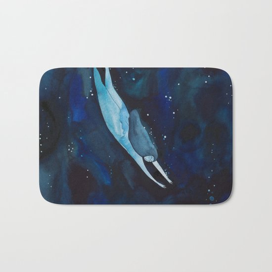 Dive in Bath Mat