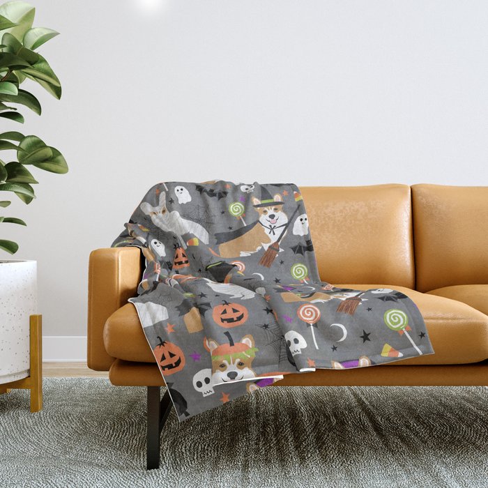 Throw best sale halloween blankets