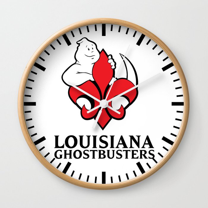 Louisiana Ghostbusters Wall Clock