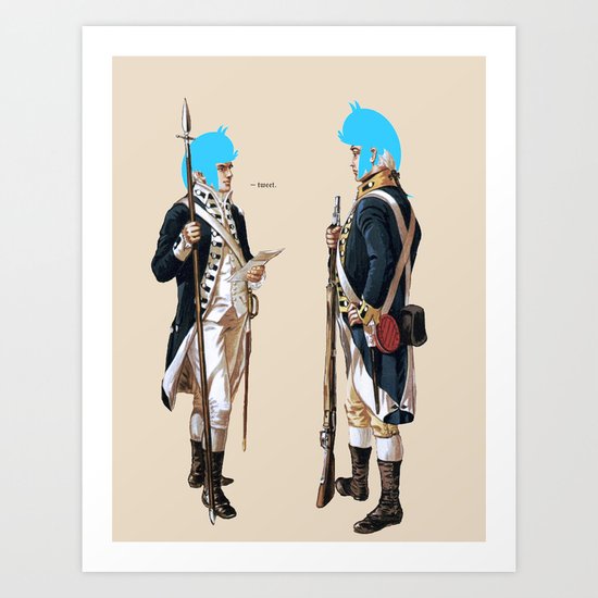 TwitterPated Art Print