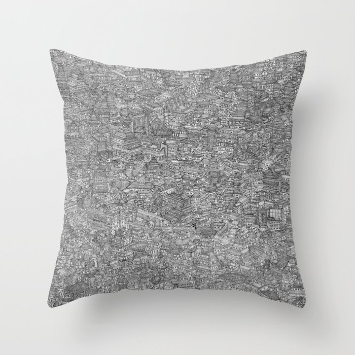 The Great City Throw Pillow