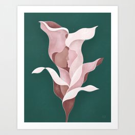 Arum-lily day Art Print