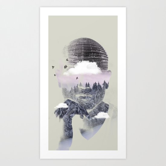Contemplating Dome Art Print