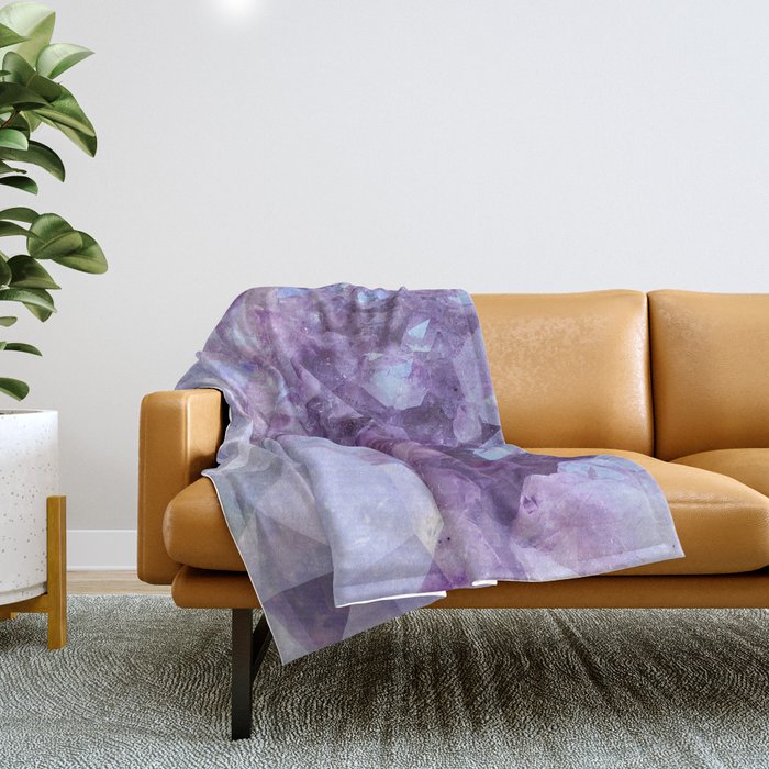 Crystal Gemstone Throw Blanket