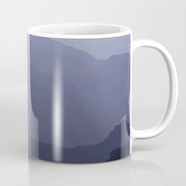 Mountain and sky, heaven, firmament, empyrean, blue, canopy Coffee Mug