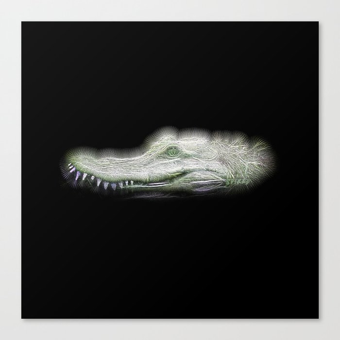 Spiked Alligator Canvas Print