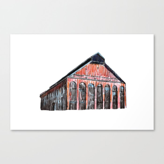 NEW CITY GAS COMPANY OF MONTREAL Canvas Print