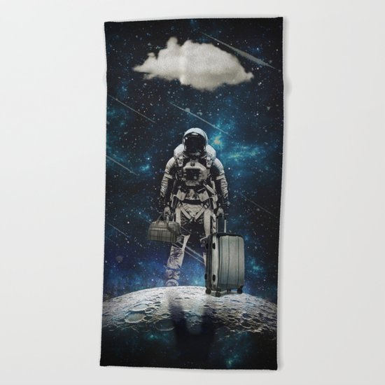 Space Traveller Beach Towel