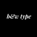 b&w type