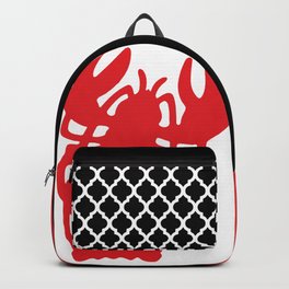Red Lobster Backpack | Ocean, Lobster, Crab, Shrimp, Foodseafood, Restaurant, Lobsters, Chef, Kitchen, Vector 