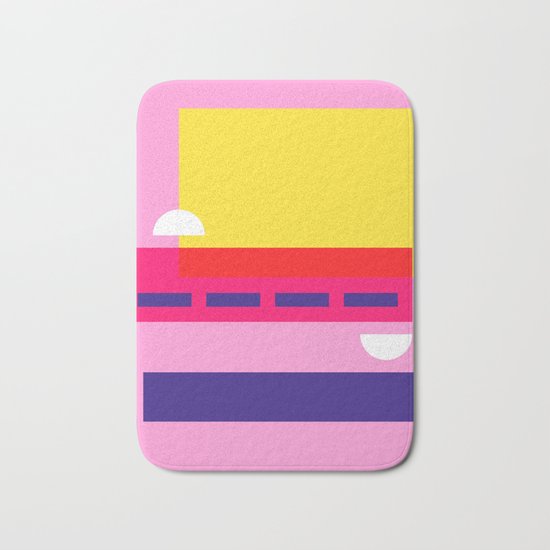Bright Abstract I Bath Mat