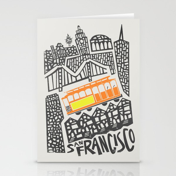 San Francisco Cityscape Stationery Cards