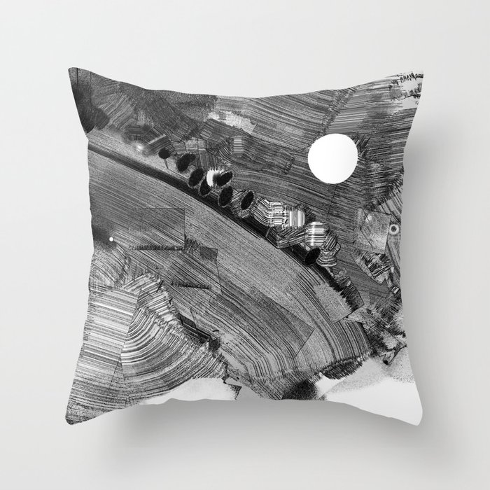 Night Abstract Throw Pillow