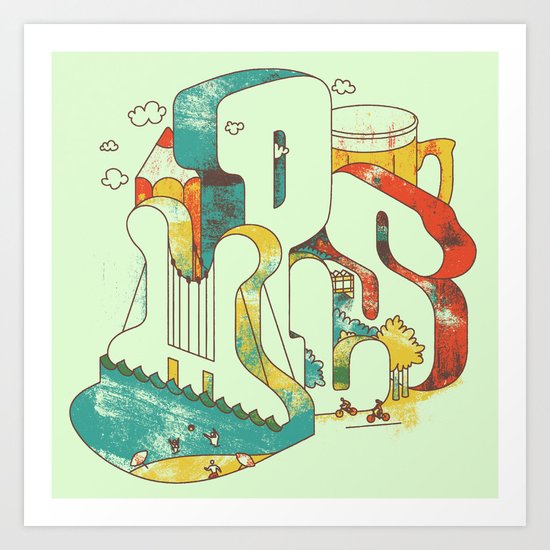 Locals Only - Minneapolis Art Print