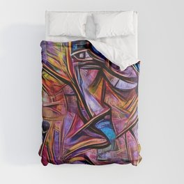 Color and Lines Comforter