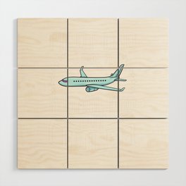Airplane Pilot Plane Aircraft Flyer Flying Wood Wall Art