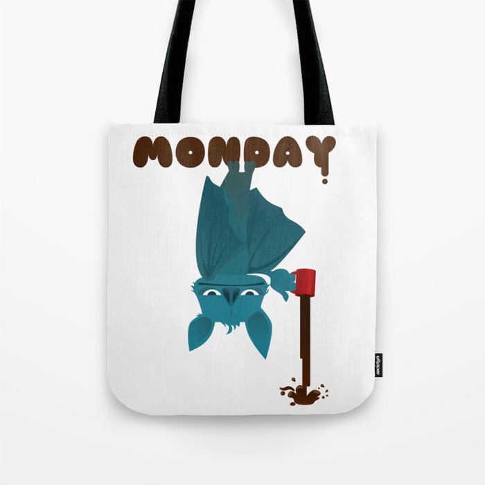 Bat Monday Tote Bag