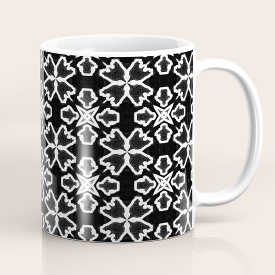 Black And White Pattern Mug | black and white pattern 02 mug by mehrfarbeimleben society6 Black And White Pattern Mug | black and white pattern 02 mug by mehrfarbeimleben society6