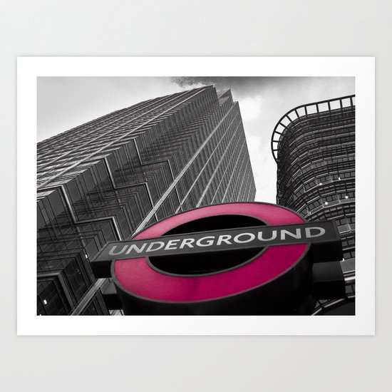 Canary Wharf Art Print