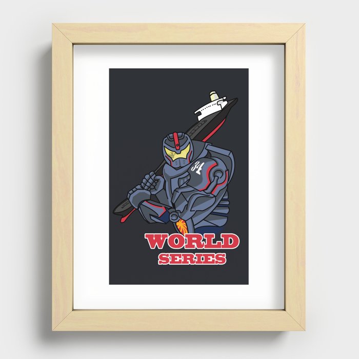 THE world series Recessed Framed Print