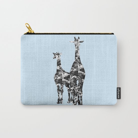 Patchwork Giraffes Carry-All Pouch