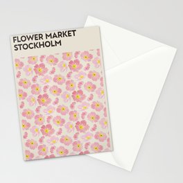 Flower Market Stockholm Stationery Card