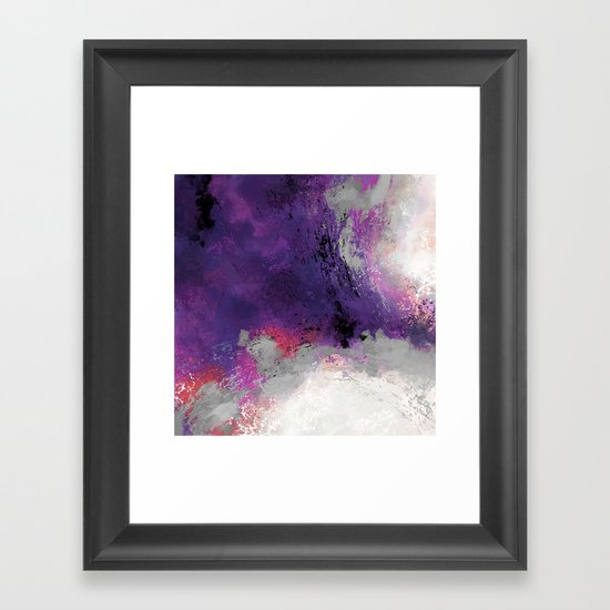 Purple Rain Framed Art Print