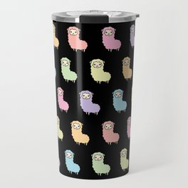 Rainbow llama Travel Mug