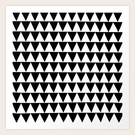Triangles Art Print