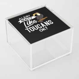 Toucan Bird Animal Tropical Cute Acrylic Box